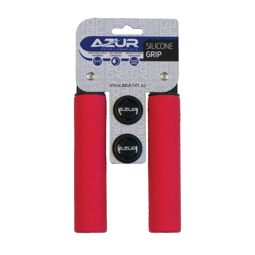 Azur Silicone Grips Red