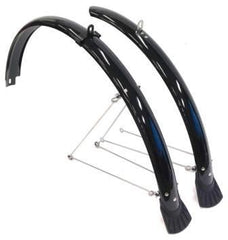 Flinger Mudguard Set 26" BLACK 50mm Wide With Stays 3444