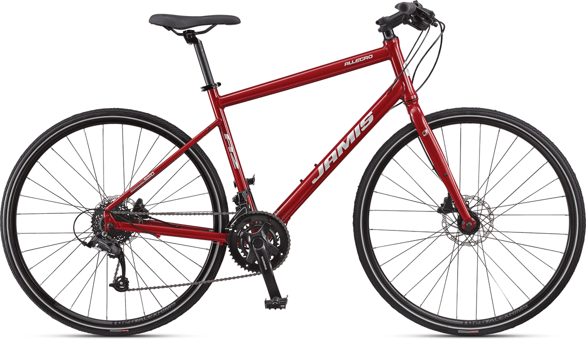 Jamis Allegro A2 Flat Bar Road Bike Garnet Red