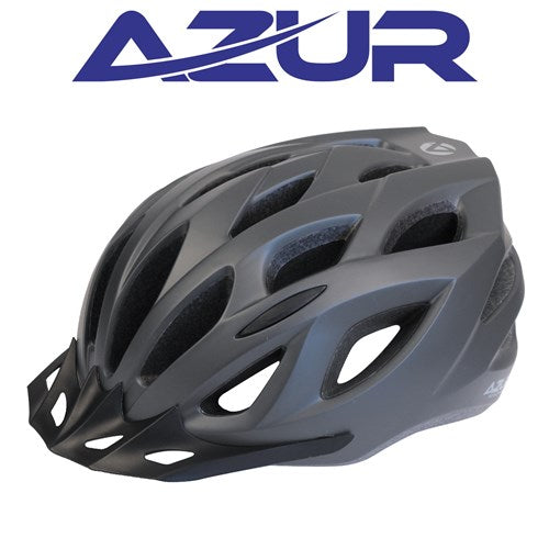 Azur Bicycle Helmet L61 Matt Titanium – Melbourne Bicycles