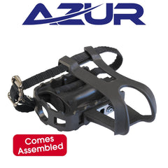 Pedal GRIP With Toe Clip Cage and Straps  9/16"