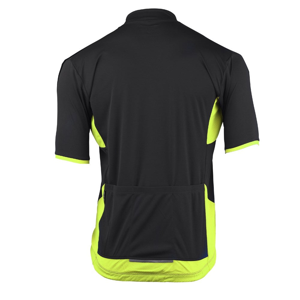 *CLOSEOUT* Bellwether Distance  Cadence Mens Unisex Cycling Jersey Black Citrus