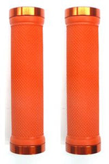 Trigram Lock-On Dual Clamp MTB Grips Orange