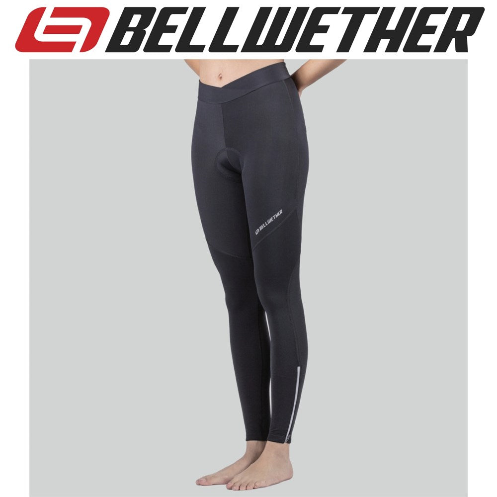*CLOSEOUT* Bellwether Thermaldress Womens Long Knick Cycling Tights with Pad Black