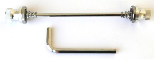 Security Front Skewer Silver Hub Spindle