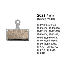 Shimano BR-M7000 G02S Resin Disc Brake Pads